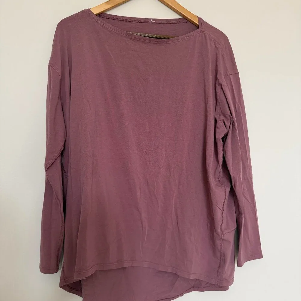 Lululemon Back in Action Long Sleeve Shirt Relaxed Activewear Athleisure